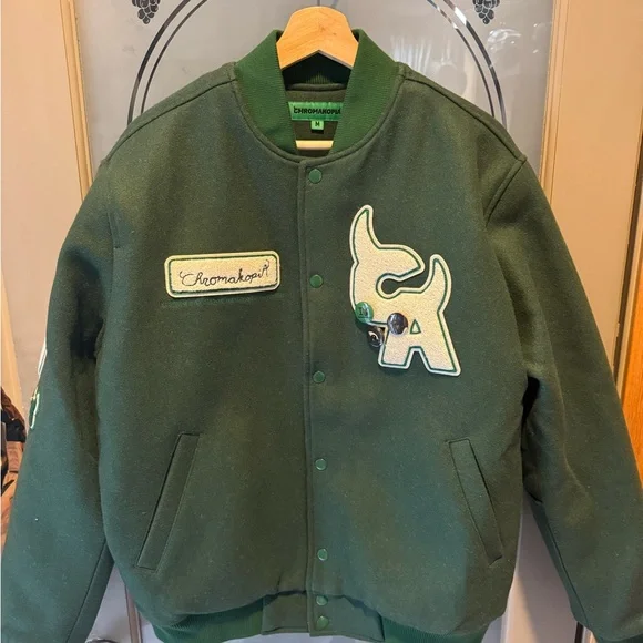 Tyler, The Creator Green Chromakopia Varsity Jacket